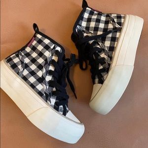 Zara gingham high tops